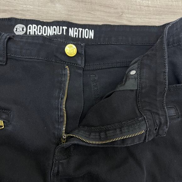 Argonaut Nation Straight Leg Cargo Black Pants Size W38 L32 - Picture 7 of 14